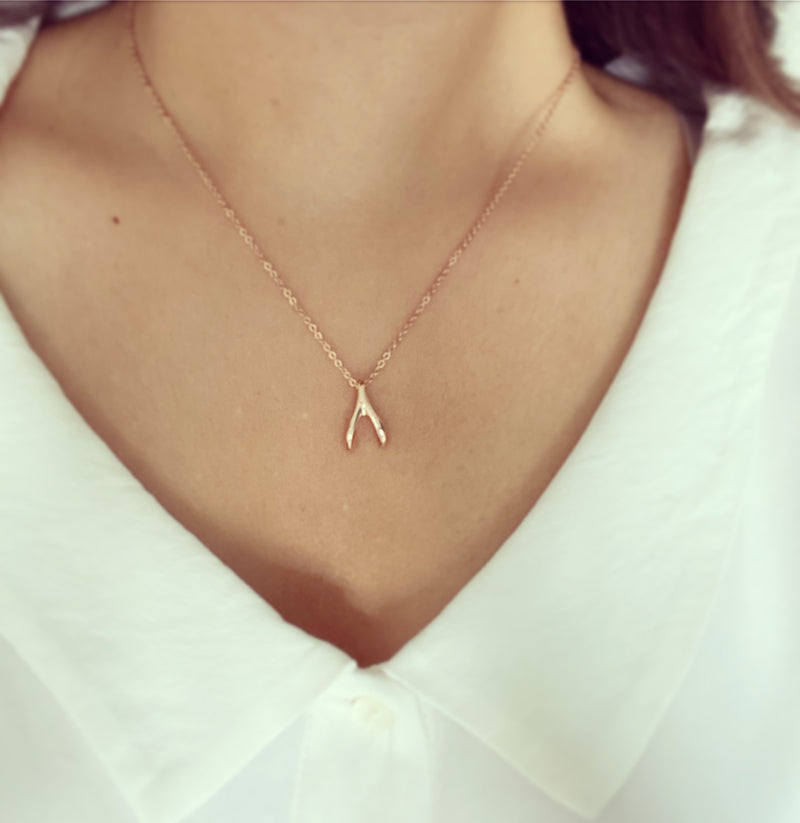 Rose Gold Necklace Lifestyle image